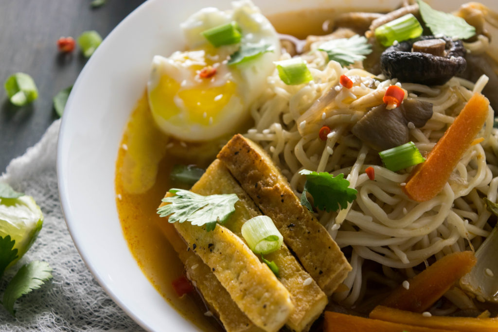 Vegetarian Spicy Miso Ramen